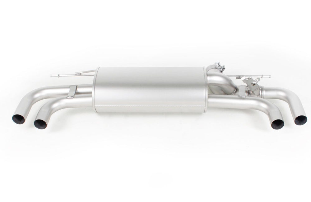 Sportauspuff-System für BMW 5 Series G30/G31 (G5L) 540i/x - RACING OPF-Back Vorschalldämpfer Ersatzrohr / OPT GT Endrohr-Set (4-teilig), schwarz lackiert (1-088021-1000-7)