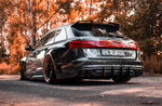 Maxton Parts - Dach Spoiler Heckspoiler passend für Audi S6 / A6 S-Line C7 / C7 FL Avant
