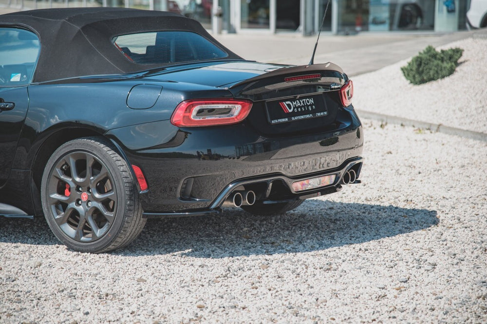 Maxton Parts - Diffusor Flaps passend für ABARTH 124 Spider schwarz matt