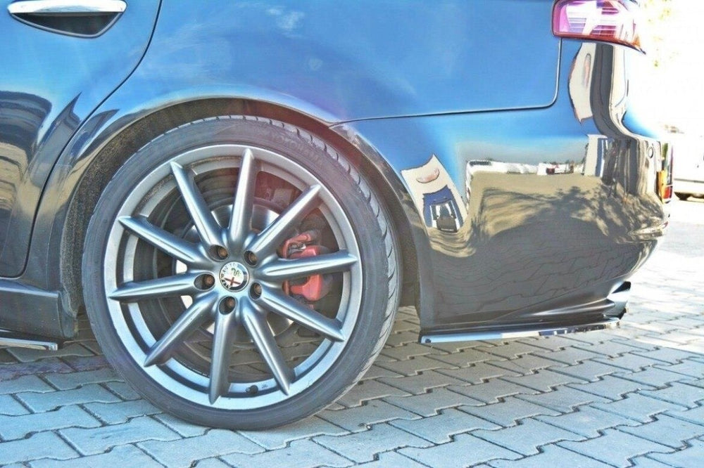 Maxton Parts - Diffusor Flaps passend für Alfa Romeo 159 schwarz Hochglanz