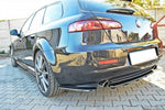 Maxton Parts - Diffusor Flaps passend für Alfa Romeo 159 schwarz Hochglanz
