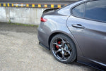 Maxton Parts - Diffusor Flaps passend für Alfa Romeo GIULIA VELOCE schwarz Hochglanz