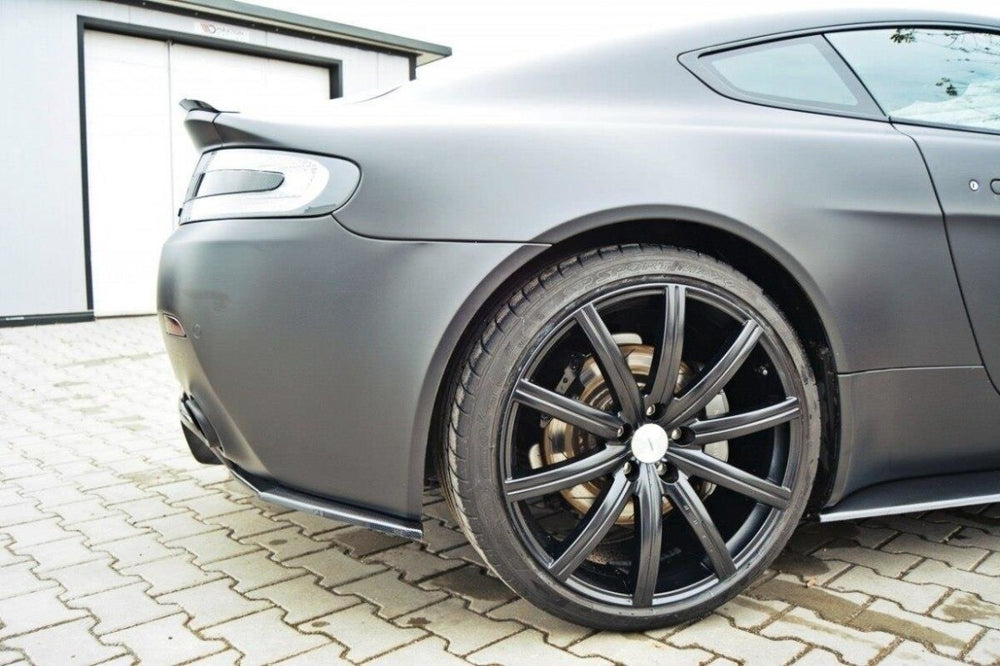 Maxton Parts - Diffusor Flaps passend für Aston Martin V8 VANTAGE Carbon Look