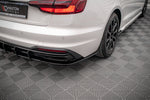 Maxton Parts - Diffusor Flaps passend für Audi A4 B9 FL schwarz Hochglanz