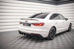 Maxton Parts - Diffusor Flaps passend für Audi A4 B9 FL schwarz Hochglanz