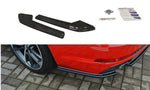 Maxton Parts - Diffusor Flaps passend für Audi A4 B9 S-Line schwarz Hochglanz (AU-A4-B9-SLINE-AV-RSD1-G)