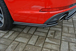 Maxton Parts - Diffusor Flaps passend für Audi A4 B9 S-Line schwarz Hochglanz (AU-A4-B9-SLINE-AV-RSD1-G)