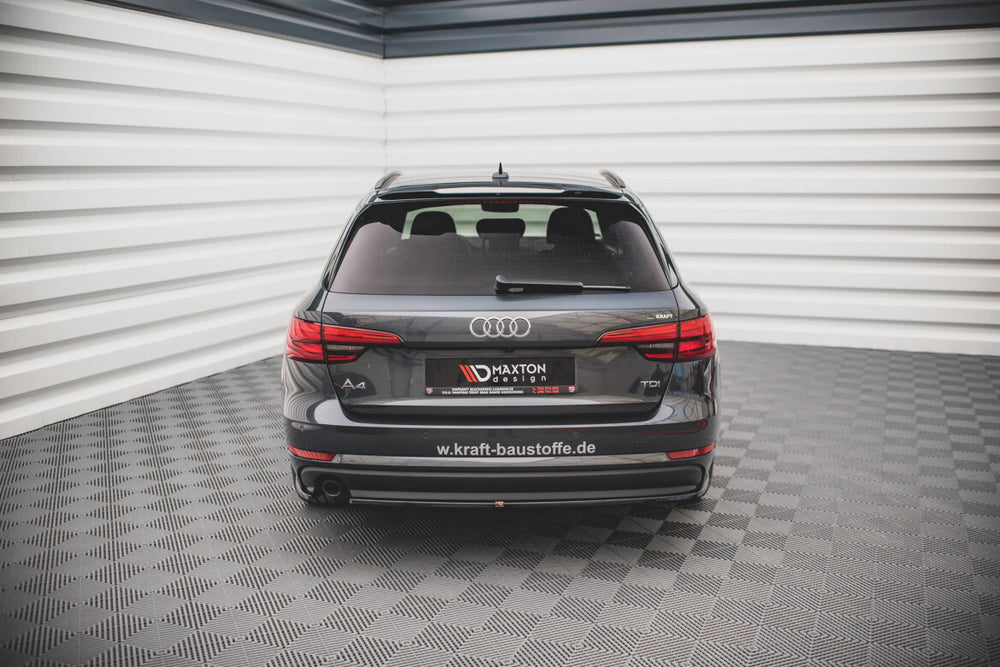Maxton Parts - Diffusor Flaps passend für Audi A4 B9 schwarz Hochglanz
