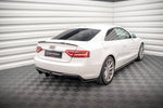 Maxton Parts - Diffusor Flaps passend für Audi A5 Coupe 8T FL schwarz Hochglanz