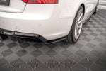 Maxton Parts - Diffusor Flaps passend für Audi A5 Coupe 8T FL schwarz Hochglanz