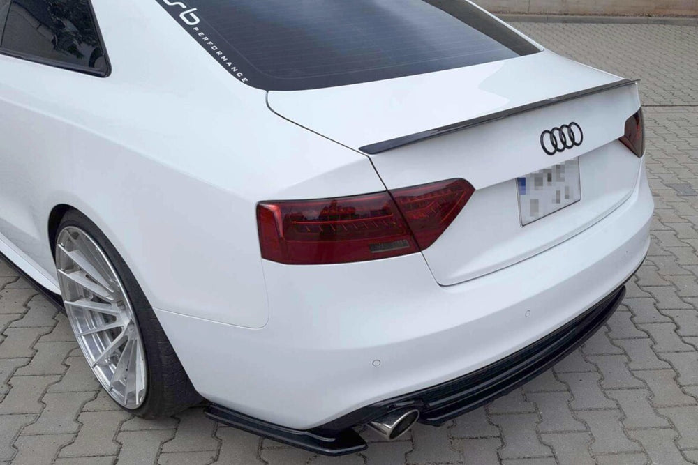 Maxton Parts - Diffusor Flaps passend für Audi A5 S-Line 8T FL FL schwarz Hochglanz