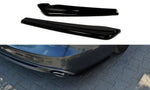 Maxton Parts - Diffusor Flaps passend für Audi A6 C7 S-LINE schwarz Hochglanz