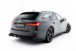 Maxton Parts - Diffusor Flaps passend für Audi A6 Limousine / Avant C8 / C8 FL schwarz Hochglanz
