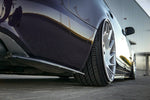 Maxton Parts - Diffusor Flaps passend für Audi A6 S-Line C6 / C6 FL Limousine / Avant schwarz Hochglanz