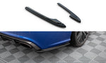 Maxton Parts - Diffusor Flaps passend für Audi Audi RS6 C7 / C7 FL schwarz Hochglanz