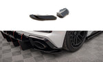 Maxton Parts - Diffusor Flaps passend für Audi R8 Mk2 FL schwarz Hochglanz
