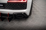 Maxton Parts - Diffusor Flaps passend für Audi R8 Mk2 FL schwarz Hochglanz