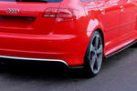 Maxton Parts - Diffusor Flaps passend für Audi RS3 8P schwarz Hochglanz