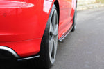 Maxton Parts - Diffusor Flaps passend für Audi RS3 8P schwarz Hochglanz