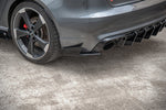 Maxton Parts - Diffusor Flaps passend für Audi RS3 8V Sportback schwarz Hochglanz (AURS38VCNC-RSD1B+RSF1-G)