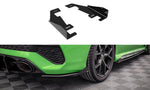Maxton Parts - Diffusor Flaps passend für Audi RS3 Limousine 8Y schwarz Hochglanz (AURS38YSCNC-RSF1-G)