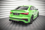Maxton Parts - Diffusor Flaps passend für Audi RS3 Limousine 8Y schwarz Hochglanz (AU-RS3-8Y-S-RSD1-G)