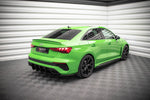 Maxton Parts - Diffusor Flaps passend für Audi RS3 Limousine 8Y schwarz Hochglanz (AURS38YSCNC-RSD1B+RSF1-G)