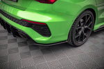 Maxton Parts - Diffusor Flaps passend für Audi RS3 Limousine 8Y schwarz matt