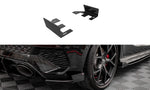 Maxton Parts - Diffusor Flaps passend für Audi RS3 Sportback 8Y schwarz Hochglanz (AURS38YCNC-RSF1-G)