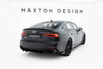 Maxton Parts - Diffusor Flaps passend für Audi RS5 Coupe / Sportback F5 schwarz Hochglanz (AURS52SBCNC-RSF1-G)
