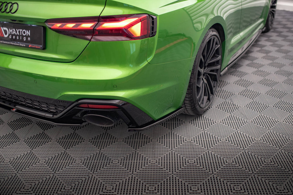 Maxton Parts - Diffusor Flaps passend für Audi RS5 F5 FL schwarz Hochglanz