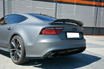 Maxton Parts - Diffusor Flaps passend für Audi RS7 FL Carbon Look