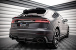 Maxton Parts - Diffusor Flaps passend für Audi RSQ8 Mk1 schwarz Hochglanz