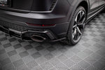 Maxton Parts - Diffusor Flaps passend für Audi RSQ8 Mk1 schwarz Hochglanz