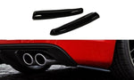 Maxton Parts - Diffusor Flaps passend für Audi S3 / A3 S-Line 8V Hachback / Sportback schwarz Hochglanz