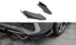 Maxton Parts - Diffusor Flaps passend für Audi S3 Limousine 8Y schwarz Hochglanz (AUS38YSCNC-RSD1B+RSF1-G)