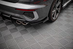 Maxton Parts - Diffusor Flaps passend für Audi S3 Limousine 8Y schwarz Hochglanz (AUS38YSCNC-RSD1B+RSF1-G)