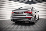 Maxton Parts - Diffusor Flaps passend für Audi S3 Limousine 8Y schwarz matt
