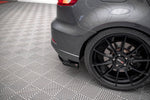 Maxton Parts - Diffusor Flaps passend für Audi S3 Sportback 8V FL schwarz Hochglanz (AUS33FSBCNC-RSD1B+RSF1-G)