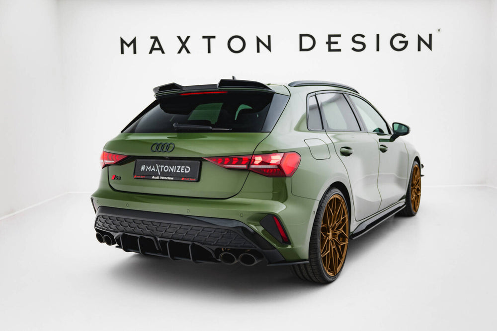 Maxton Parts - Diffusor Flaps passend für Audi S3 Sportback 8Y FL schwarz matt