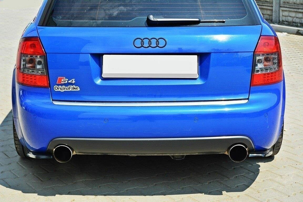 Maxton Parts - Diffusor Flaps passend für Audi S4 B6 Avant schwarz Hochglanz
