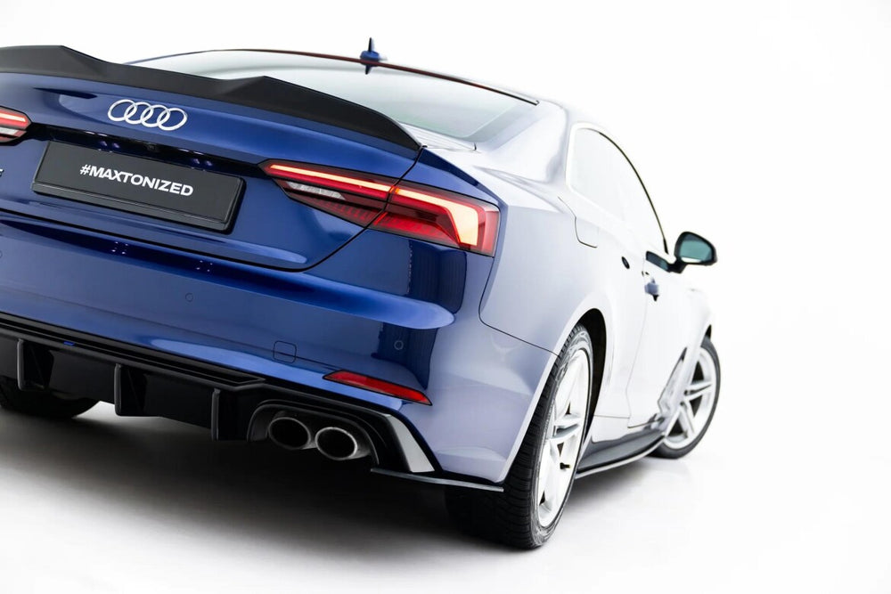 Maxton Parts - Diffusor Flaps passend für Audi S5 Coupe F5 schwarz matt