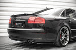 Maxton Parts - Diffusor Flaps passend für Audi S8 D3 schwarz Hochglanz