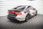 Maxton Parts - Diffusor Flaps passend für Audi S8 D4 schwarz Hochglanz