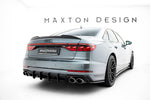 Maxton Parts - Diffusor Flaps passend für Audi S8 D5 FL schwarz Hochglanz
