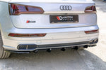 Maxton Parts - Diffusor Flaps passend für Audi SQ5/Q5 S-line Mk2 schwarz Hochglanz