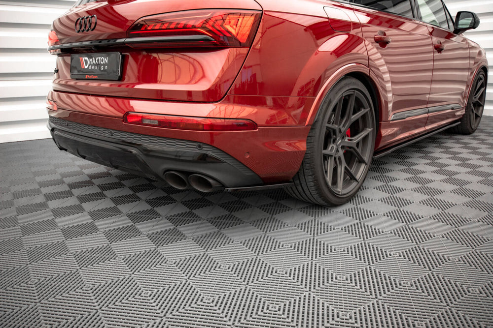 Maxton Parts - Diffusor Flaps passend für Audi SQ7 Mk2 (4M) FL schwarz Hochglanz