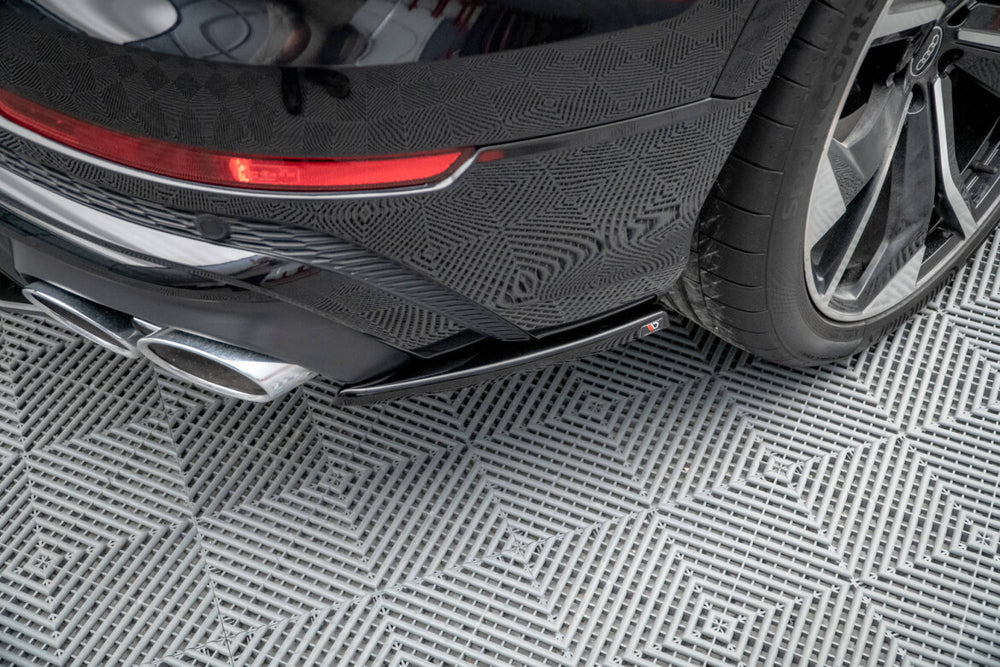 Maxton Parts - Diffusor Flaps passend für Audi SQ8 Mk1 schwarz Hochglanz