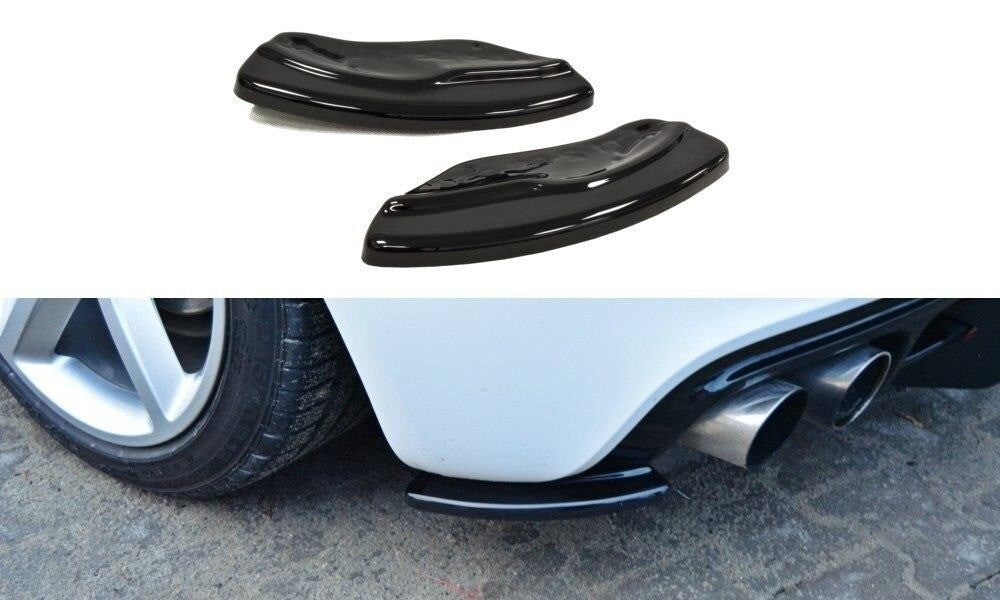 Maxton Parts - Diffusor Flaps passend für Audi TT MK2 RS schwarz Hochglanz