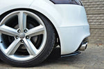 Maxton Parts - Diffusor Flaps passend für Audi TT MK2 RS schwarz Hochglanz
